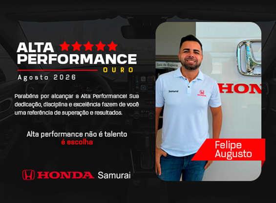 Consultor Alta Performance - Honda Samurai - Felipe Augusto 